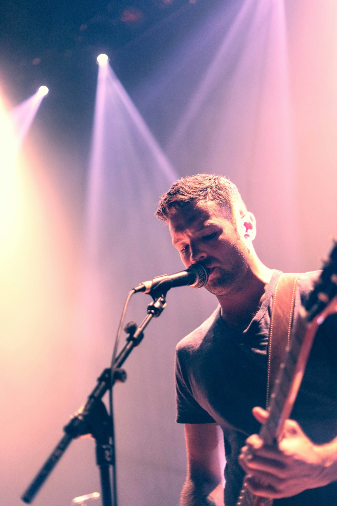 music star performing live